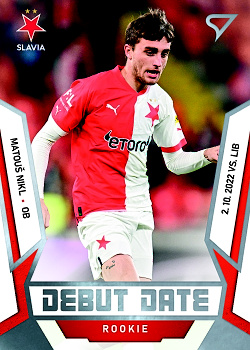Matous Nikl Slavia Praha SportZoo FORTUNA:LIGA 2022/23 2. serie Debut Date Rookie #DR-03